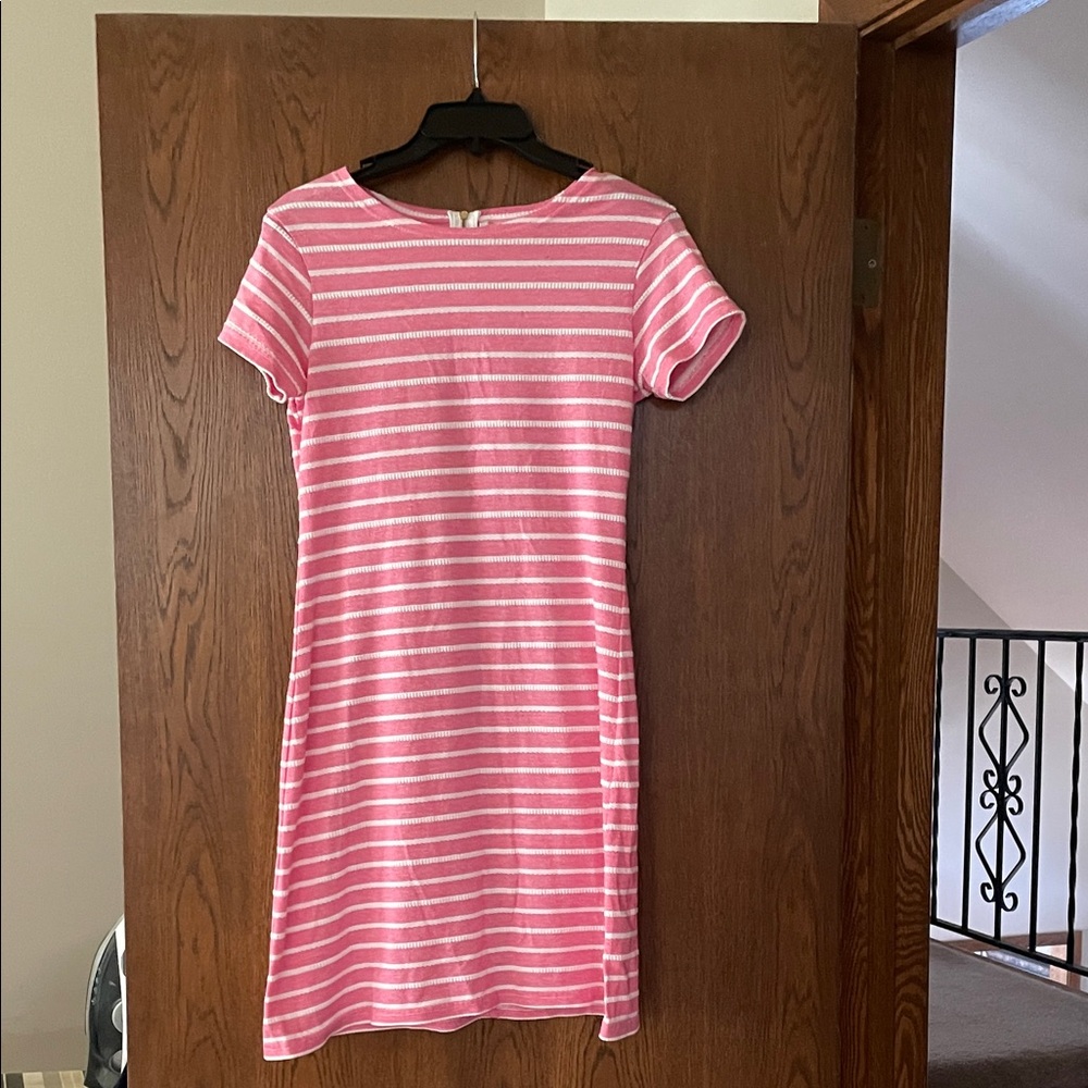 Sail to Sable Pink and White Striped Top
